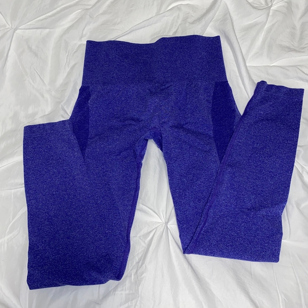 NVGTN Electric blue contour seamless leggings